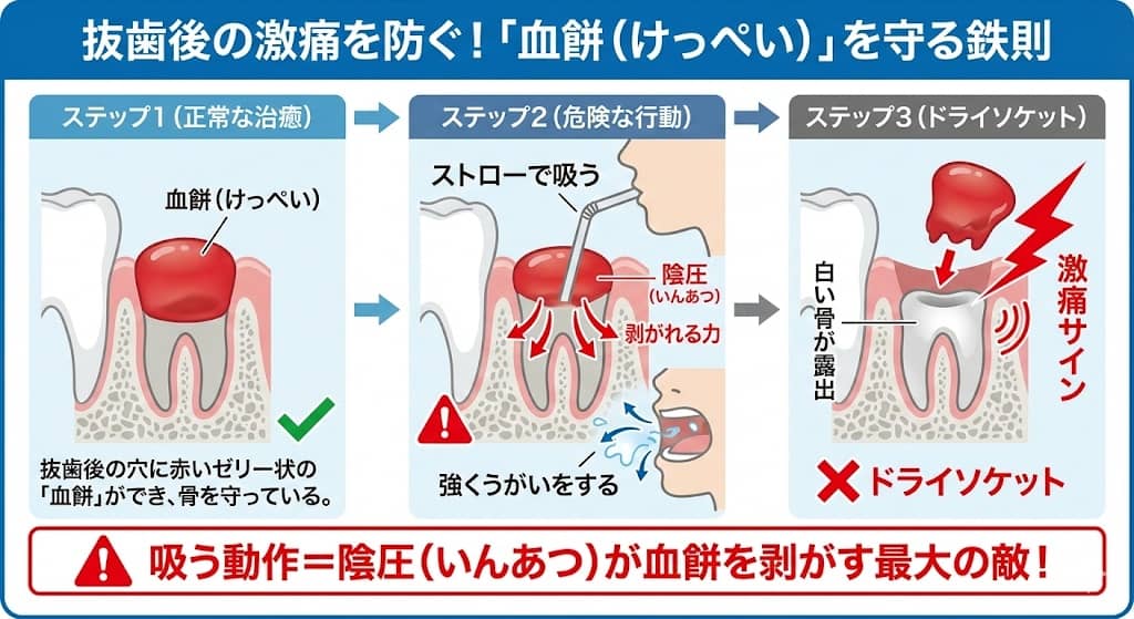 【抜歯後】コンビニで買うならこれ！痛みとドライソケットを防ぐ「正解」リスト