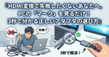 HDMI変換で失敗したくないあなたへ
