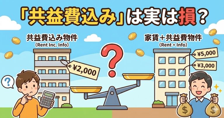 「共益費込み」は実は損？