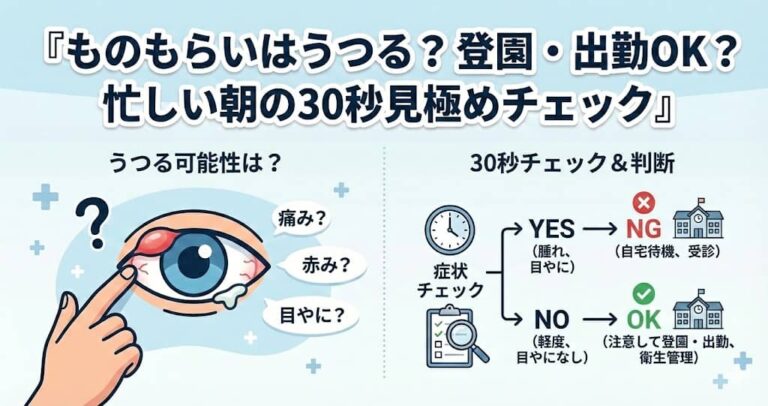 ものもらいはうつる？