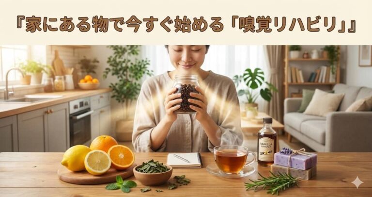 家にある物で今すぐ始める「嗅覚リハビリ」