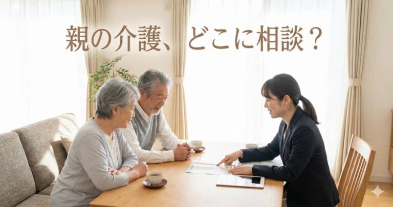 親の介護、どこに相談？