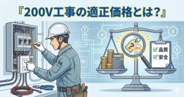 200V工事の適正価格