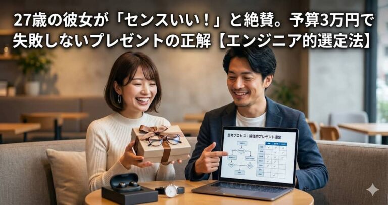 27歳の彼女が「センスいい！」と絶賛。予算3万円で失敗しないプレゼントの正解【エンジニア的選定法】
