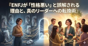 ENFJが「性格悪い」と誤解される理由と、真のリーダーへの転換術