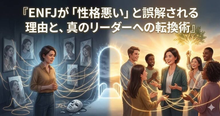ENFJが「性格悪い」と誤解される理由と、真のリーダーへの転換術