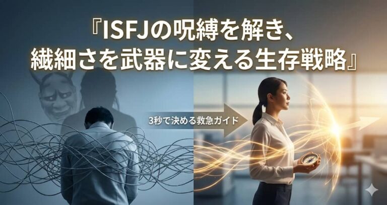 ISFJの呪縛を解き、繊細さを武器に変える生存戦略