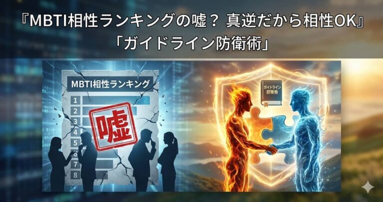 MBTI相性ランキングの嘘？