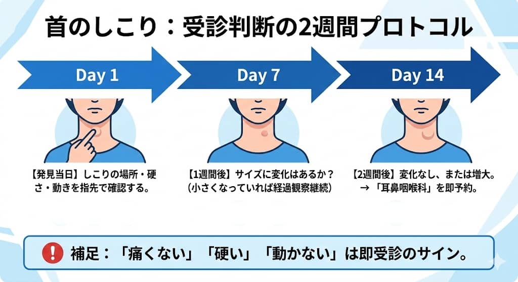 「2週間決断プロトコル」フロー図