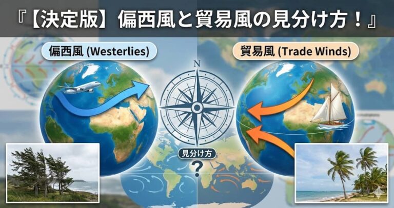 【決定版】偏西風と貿易風の見分け方