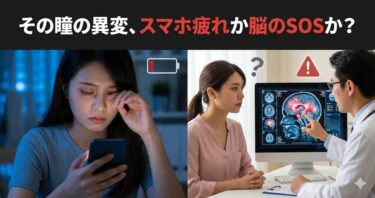 その瞳の異変、スマホ疲れか脳のSOSか？