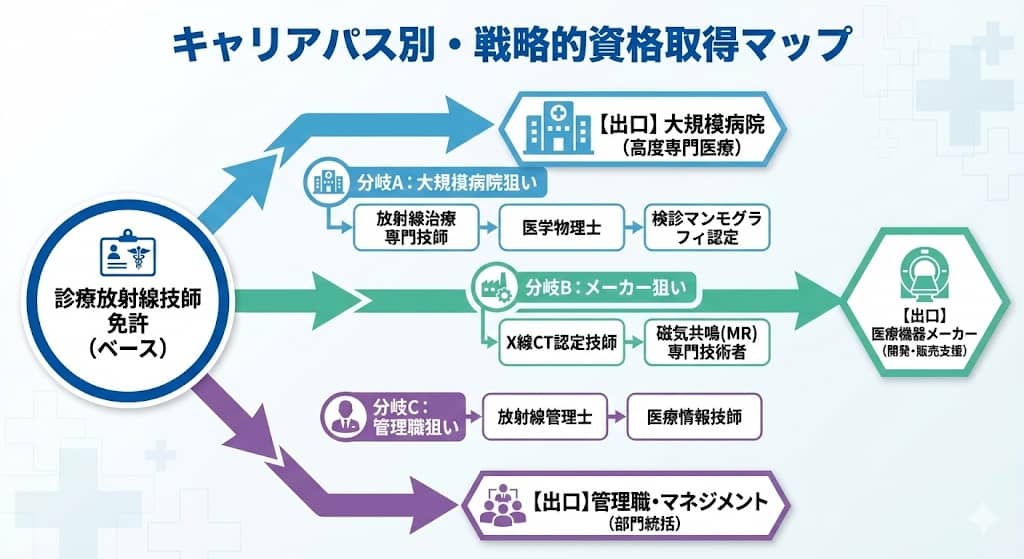 キャリアパス別・戦略的資格取得マップ