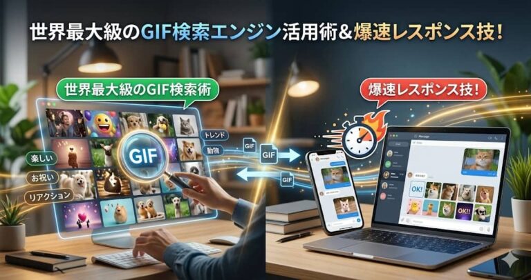 世界最大級のGIF検索エンジン活用術＆爆速レスポンス技