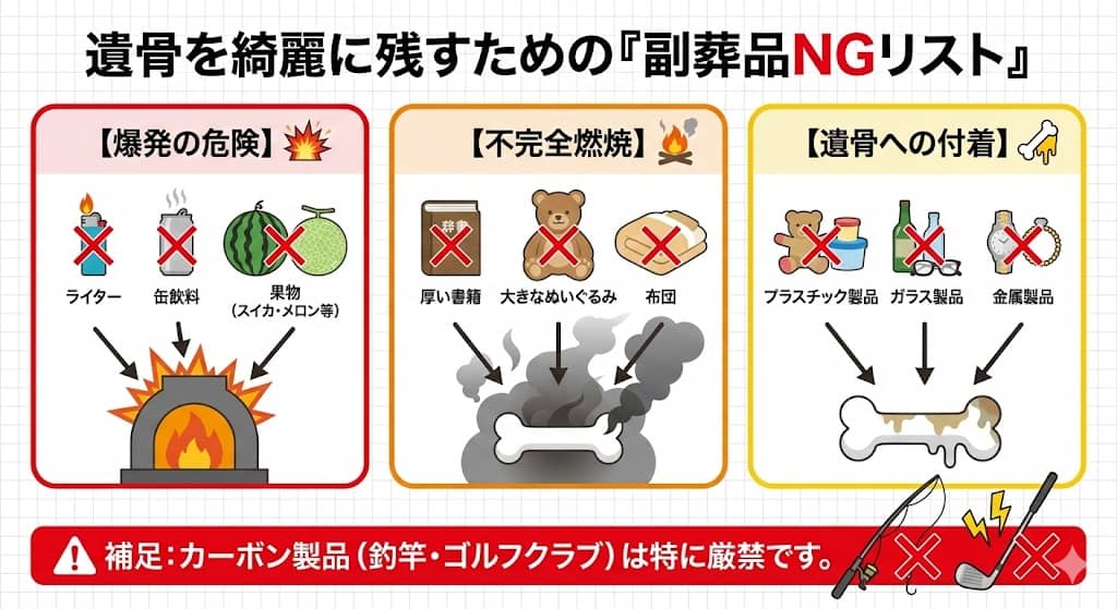 棺に入れてはいけない副葬品ワースト5