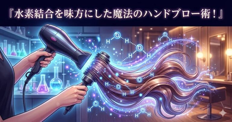 水素結合を味方にした魔法のハンドブロー術