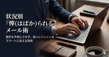 状況別『憚(はばか)られる』メール術