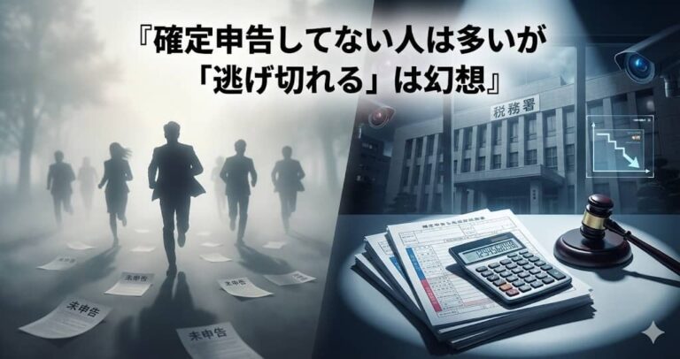 確定申告してない人は多いが「逃げ切れる」は幻想