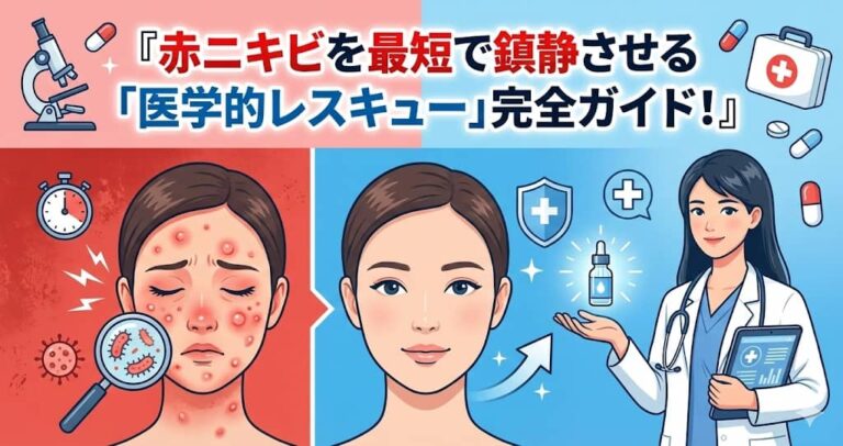 赤ニキビを最短で鎮静させる「医学的レスキュー」完全ガイド