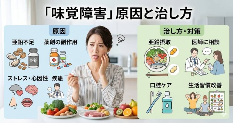 「味覚障害」原因と治し方