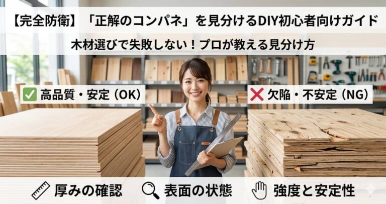 「正解のコンパネ」を見分けるDIY初心者向け完全防衛ガイド