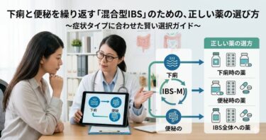 「混合型IBS」のための、正しい薬の選び方