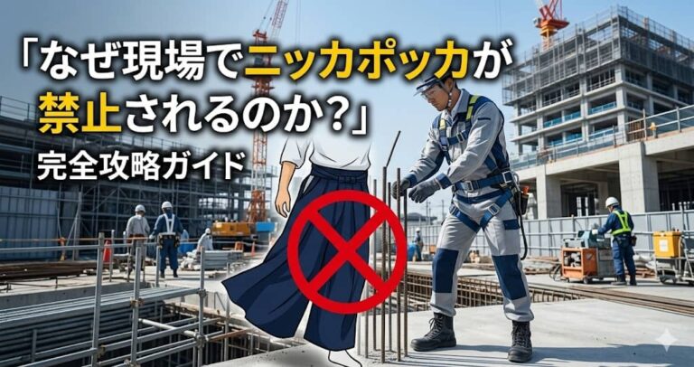 ニッカポッカ禁止の本当の理由とは？