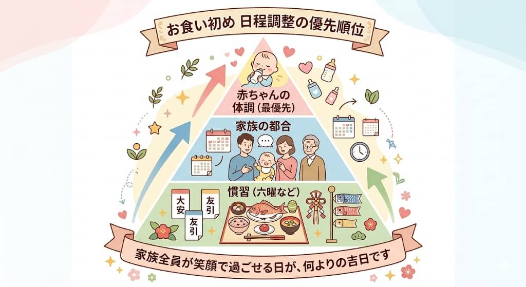 日程調整の優先順位ピラミッド