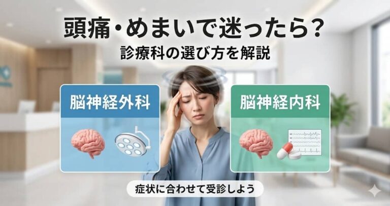 頭痛・めまいで迷ったら？