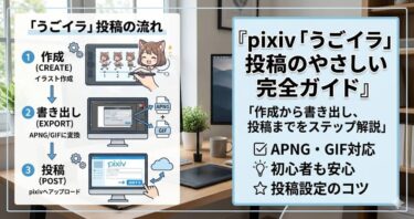 pixiv「うごイラ」投稿のやさしい完全ガイド