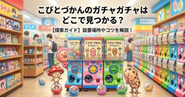 こびとづかんのガチャガチャはどこで見つかる？