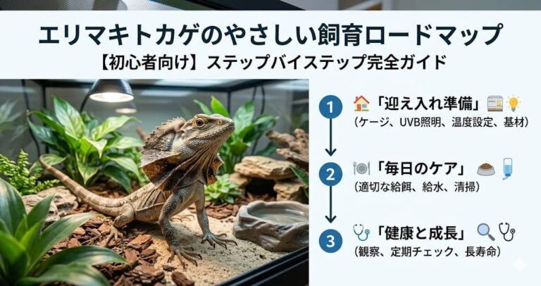 エリマキトカゲのやさしい飼育ロードマップ