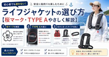 ライフジャケットの選び方【桜マーク・TYPE Aやさしく解説】