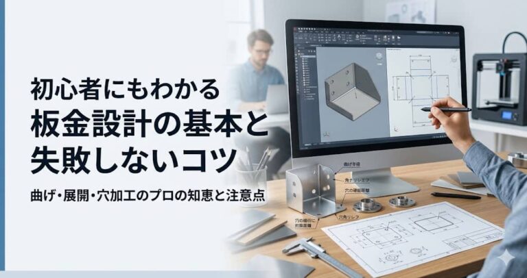 初心者にもわかる板金設計の基本と失敗しないコツ