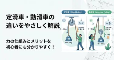 定滑車・動滑車の違いをやさしく解説