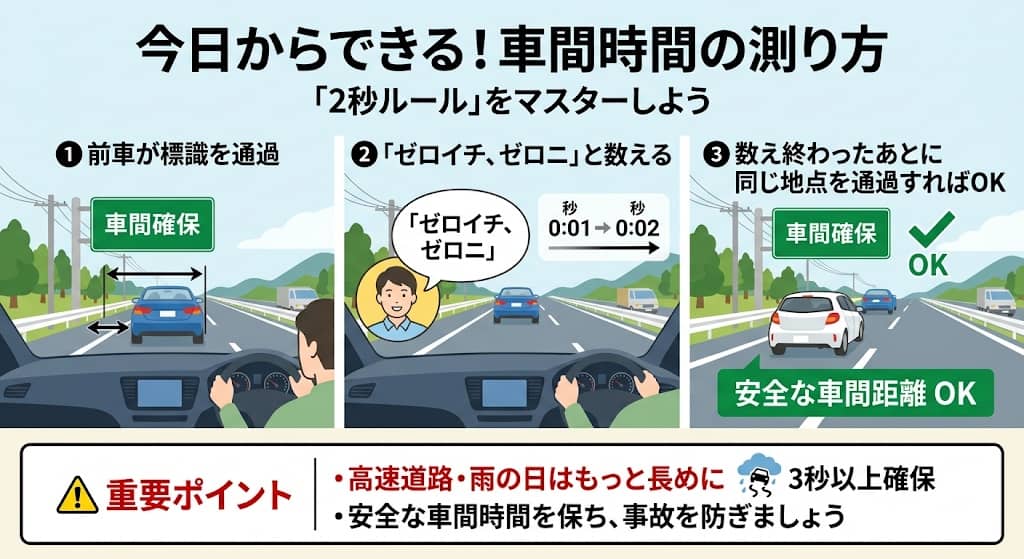 車間時間の測り方（2秒ルール）