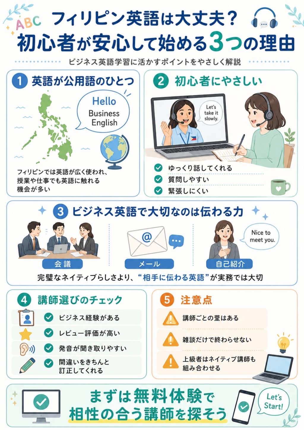 初心者向けフィリピン英語活用ガイド