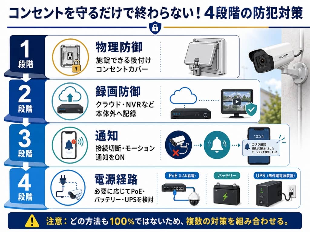 コンセントを守るだけで終わらない！