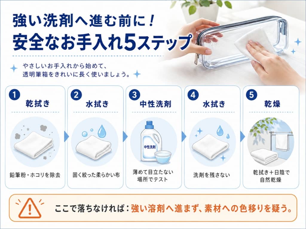 強い洗剤へ進む前に！